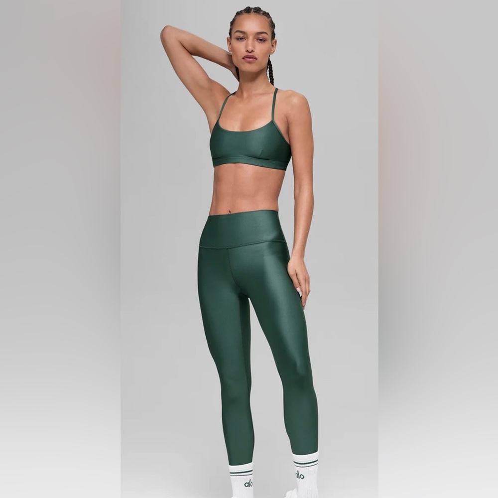 ALO Yoga high waist airlift 7/8 legging in Clover Green brand new with tags